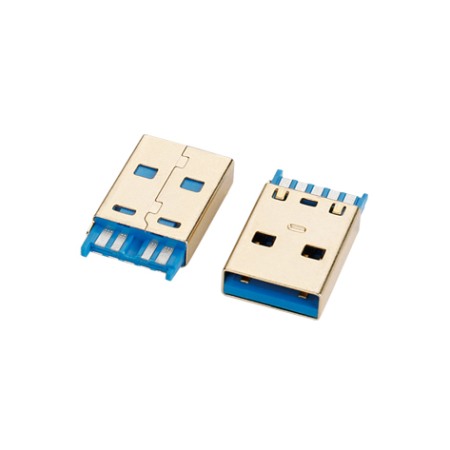 C13024 USB 3.0AM短體正面地線